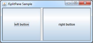 Java SplitPane Example