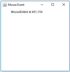Java AWT Mouse Event Handling In Frame Example