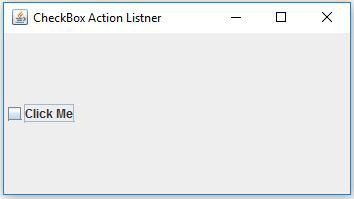 Swing JCheckBox Events With ActionListener