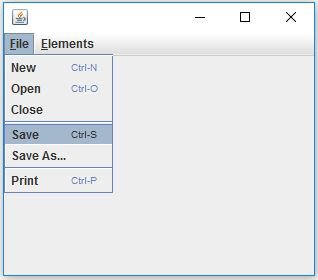 JMenu Menu Shortcuts In Java Example