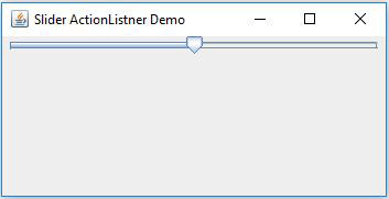 JSlider With ChangeListener In Java Swing