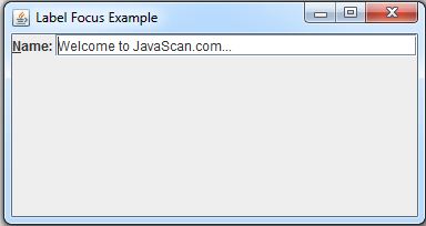 Java JTextField Scroll